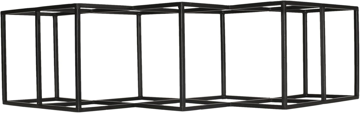 Wine Rack Freestanding Floor Countertop Wine Racks Storage Bottle Hold | Versatile wine rack freestanding floor or countertop use. Holds wine bottles securely in diamond slots. Durable iron fra