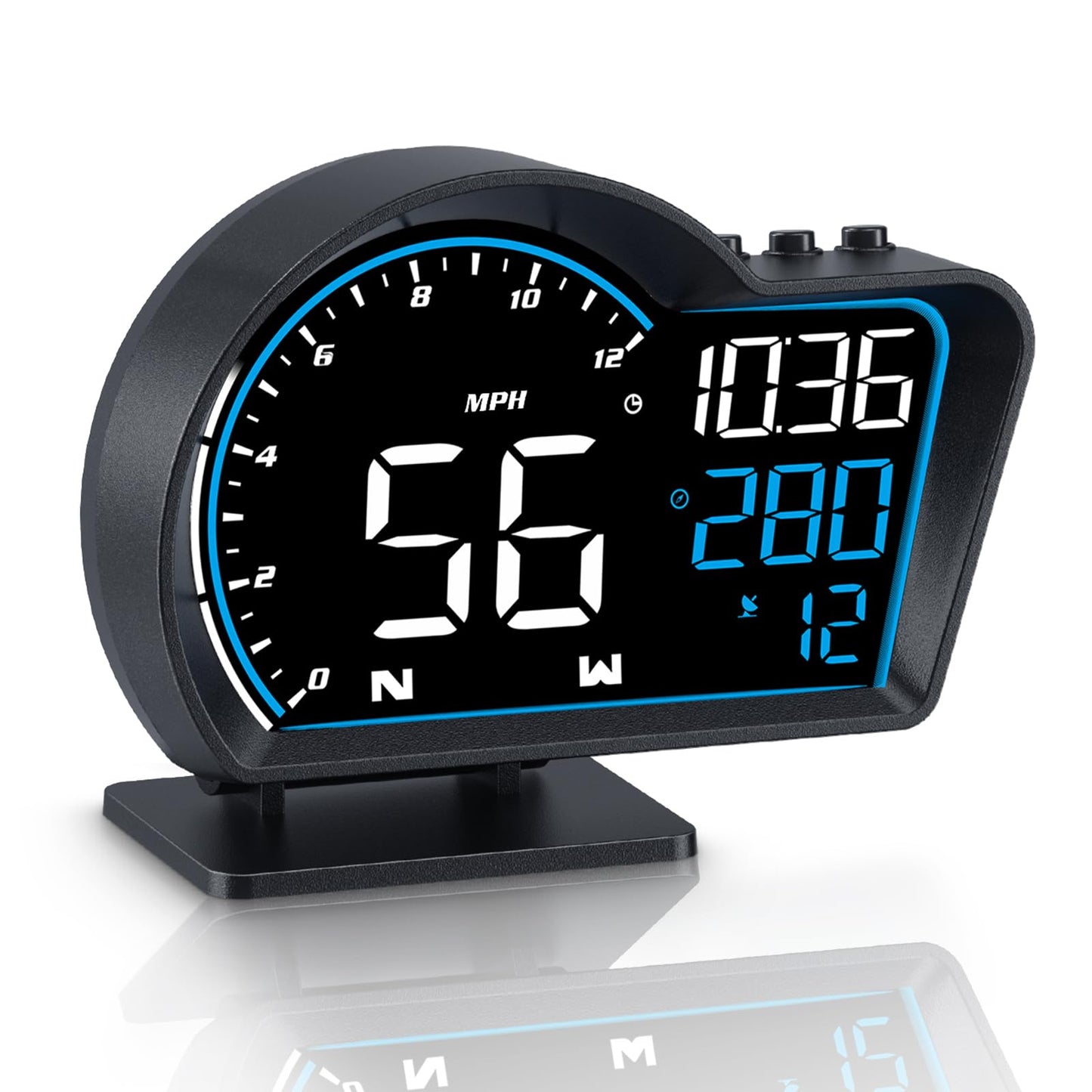 SinoTrack HUD Digital GPS Speedometer for Car Universal Heads Up Display Oversize Screen Large LCD MPH Speedometer Speed Fatigue