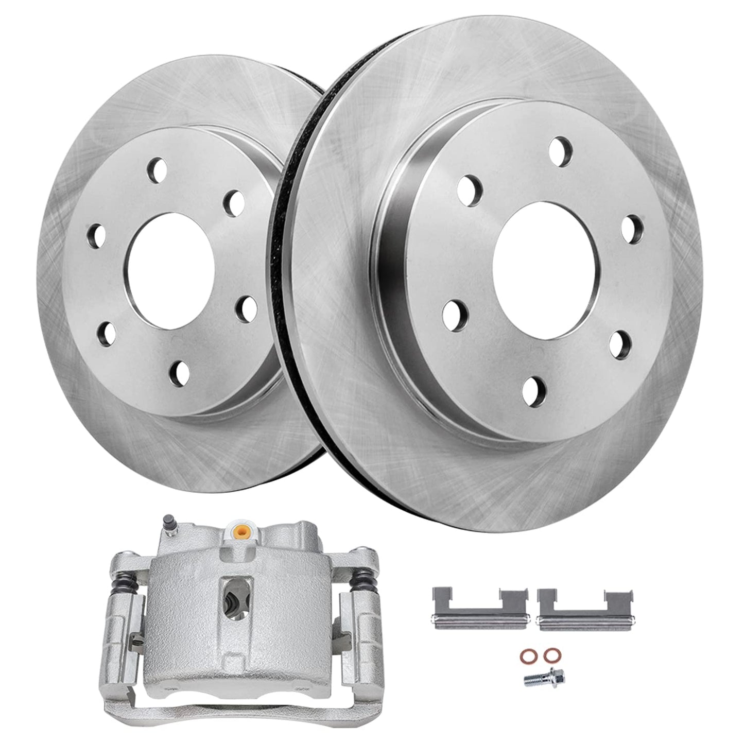 Detroit Axle - Front Brake Kit for Chevrolet GMC Silverado Sierra Express Suburban 1500 Tahoe Yukon Escalade ESV Disc Brake Roto