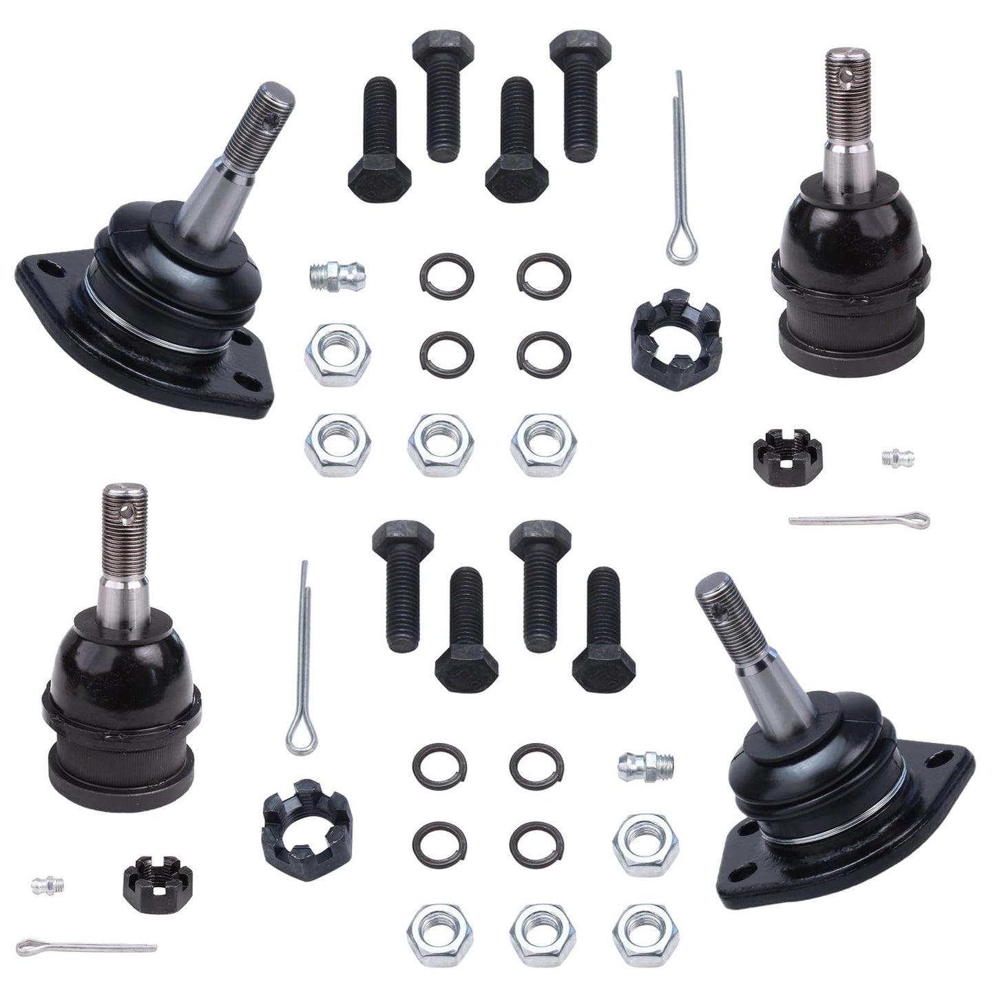 Detroit Axle - 4 Front Ball Joints for Chevy Blazer GMC Jimmy C10 C15 G10 G15 P10 P15 R1500 C1500 G1500 G2500 R1500 P1500 Suburb