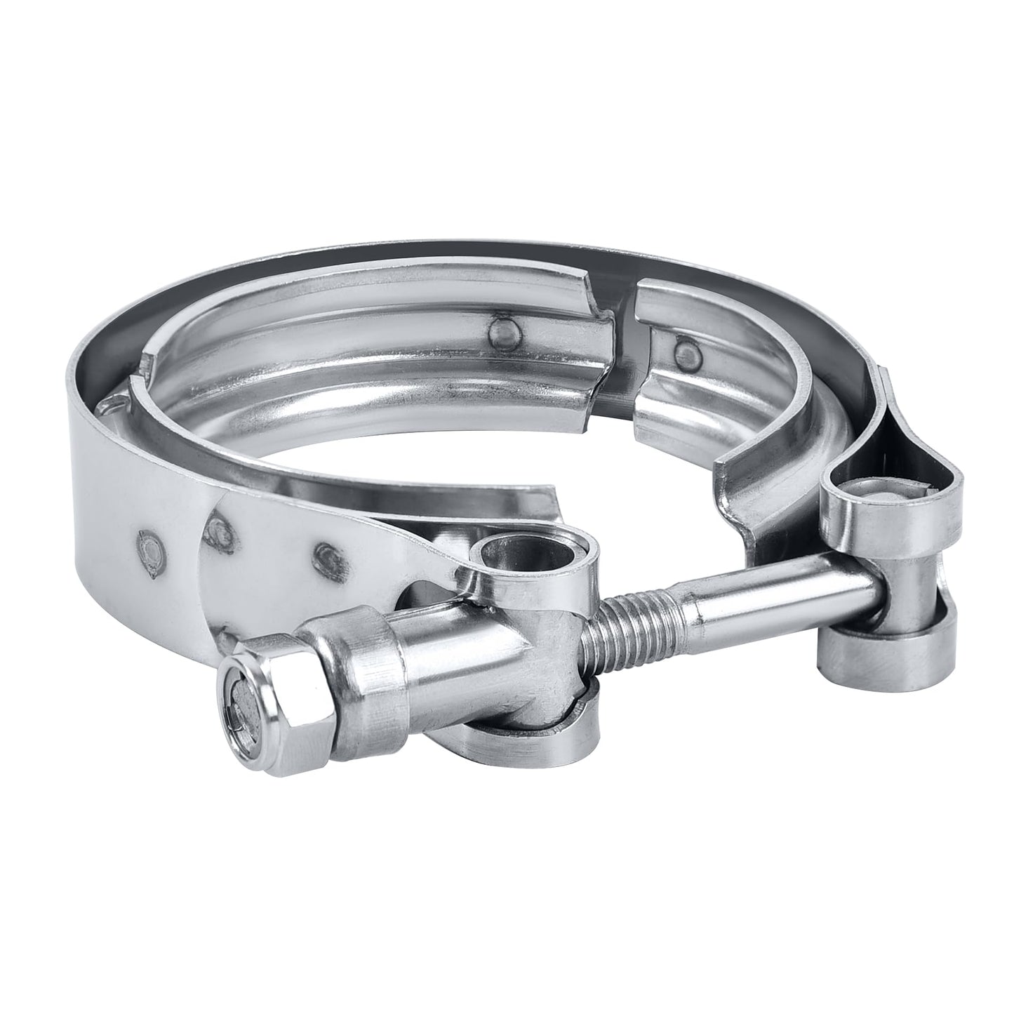 EVIL ENERGY V Band Clamp for Flange Kit Stainless Steel (1, 2.75)