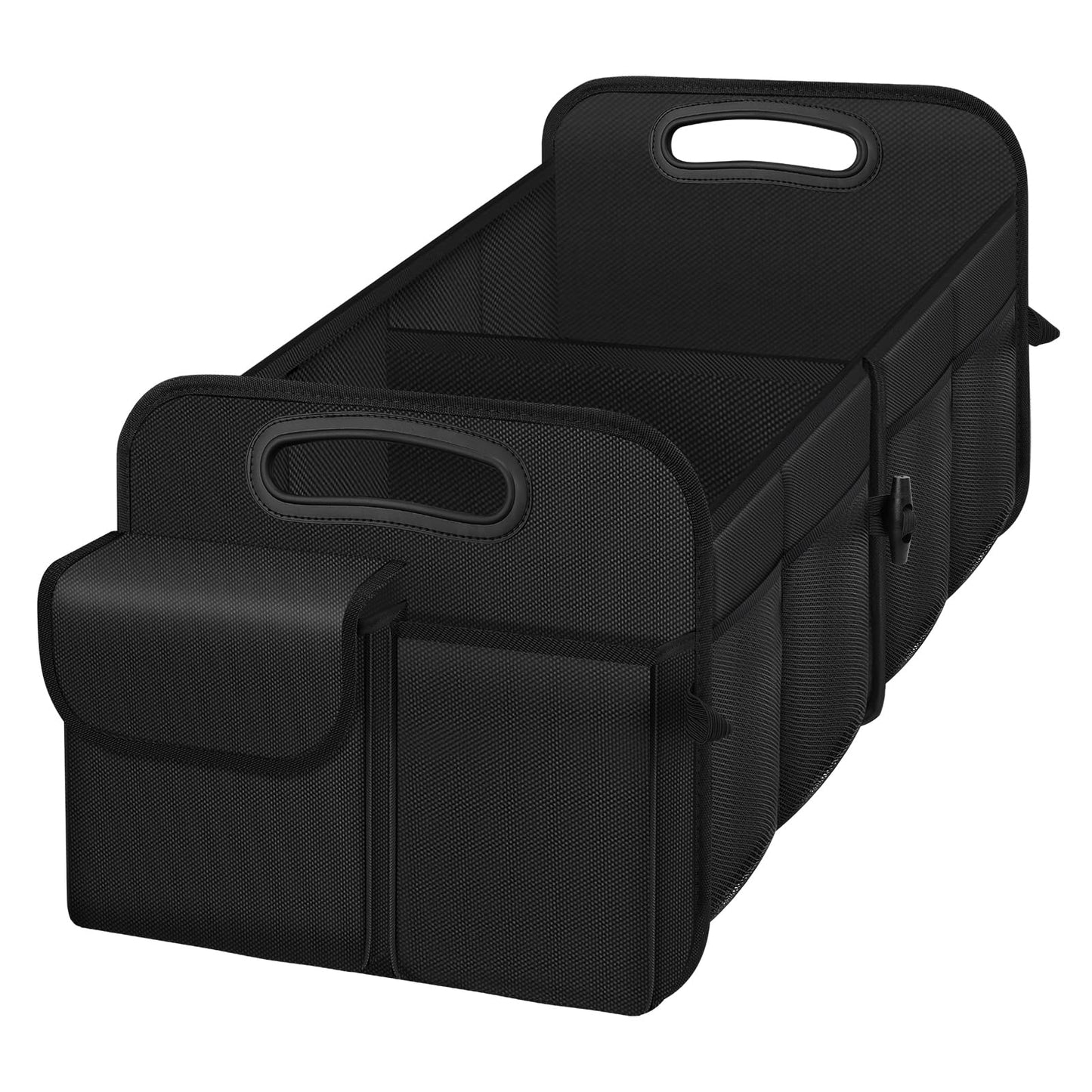 HABOPET Trunk Organizer, Collapsible Waterproof car Trunk Organizer for SUVs & Sedans, Car Storage Organizers with Reinforced Ha