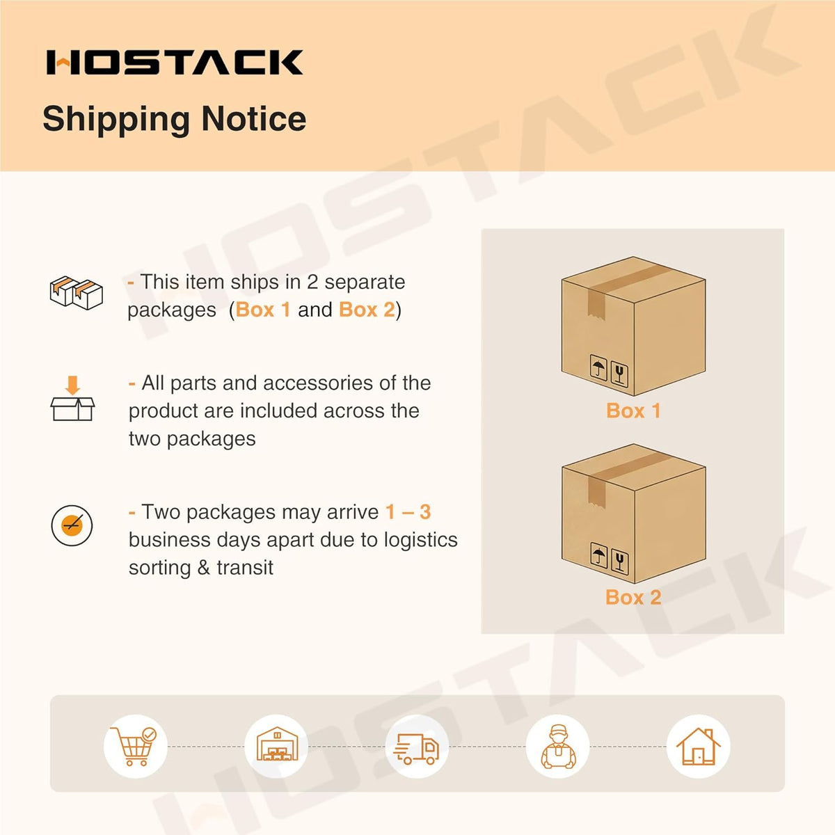 HOSTACK 55" W Pantry Cabinet, 71" Tall Kitchen Hutch Storage Cabinet, Black | Farmhouse Hutch Cabinet with 2 Independant Countertops, 4 Large Storage Cabinets with Shelves / Accent Doors for Dining Room