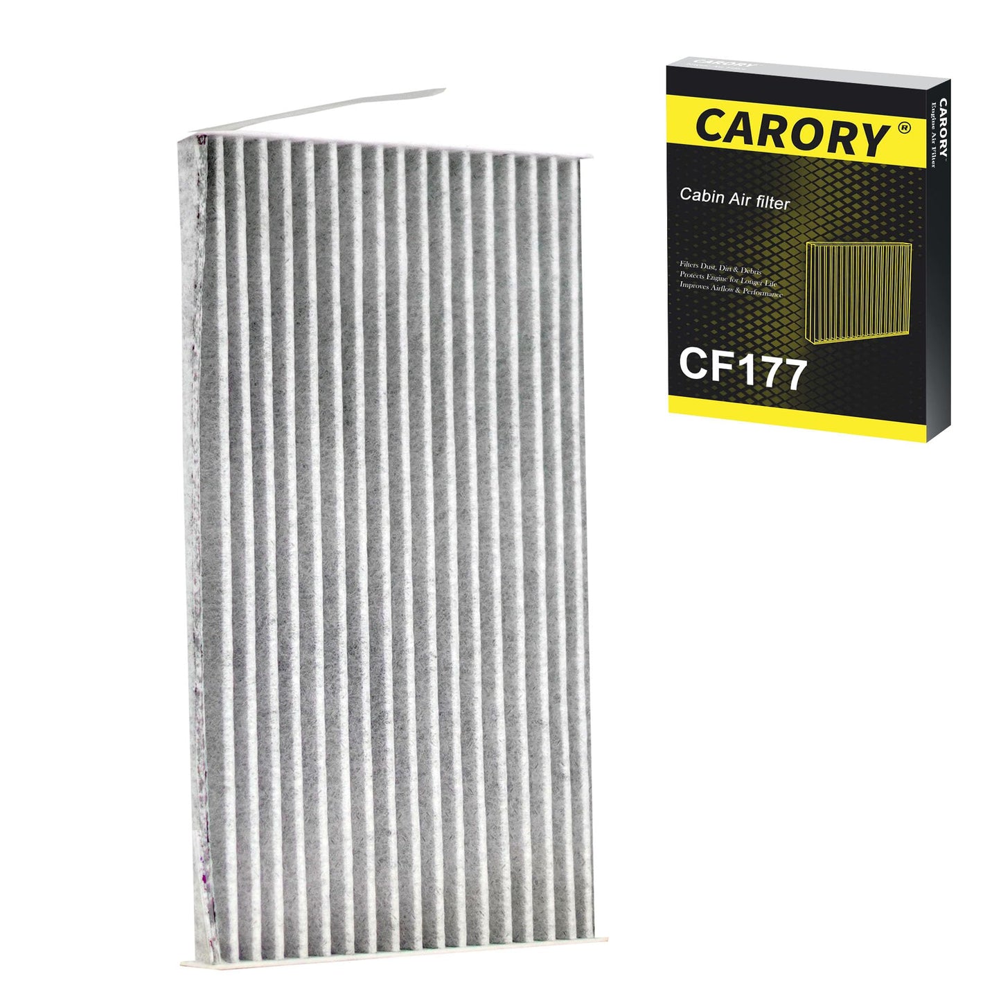CARORY Cabin Air Filter w/Activated Carbon for 2009-2014 Nissan Cube, 2011-2017 Juke, 2011-2025 LEAF, 2013-2019 Sentra, 27277-3D