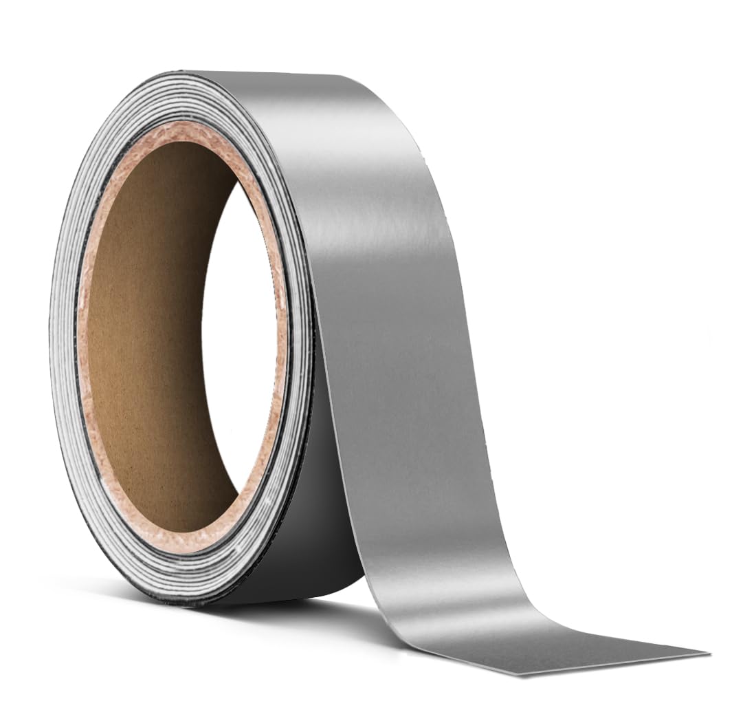 VViViD Satin Silver Chrome Pinstripe Vinyl Tape Roll (1    x 25ft)