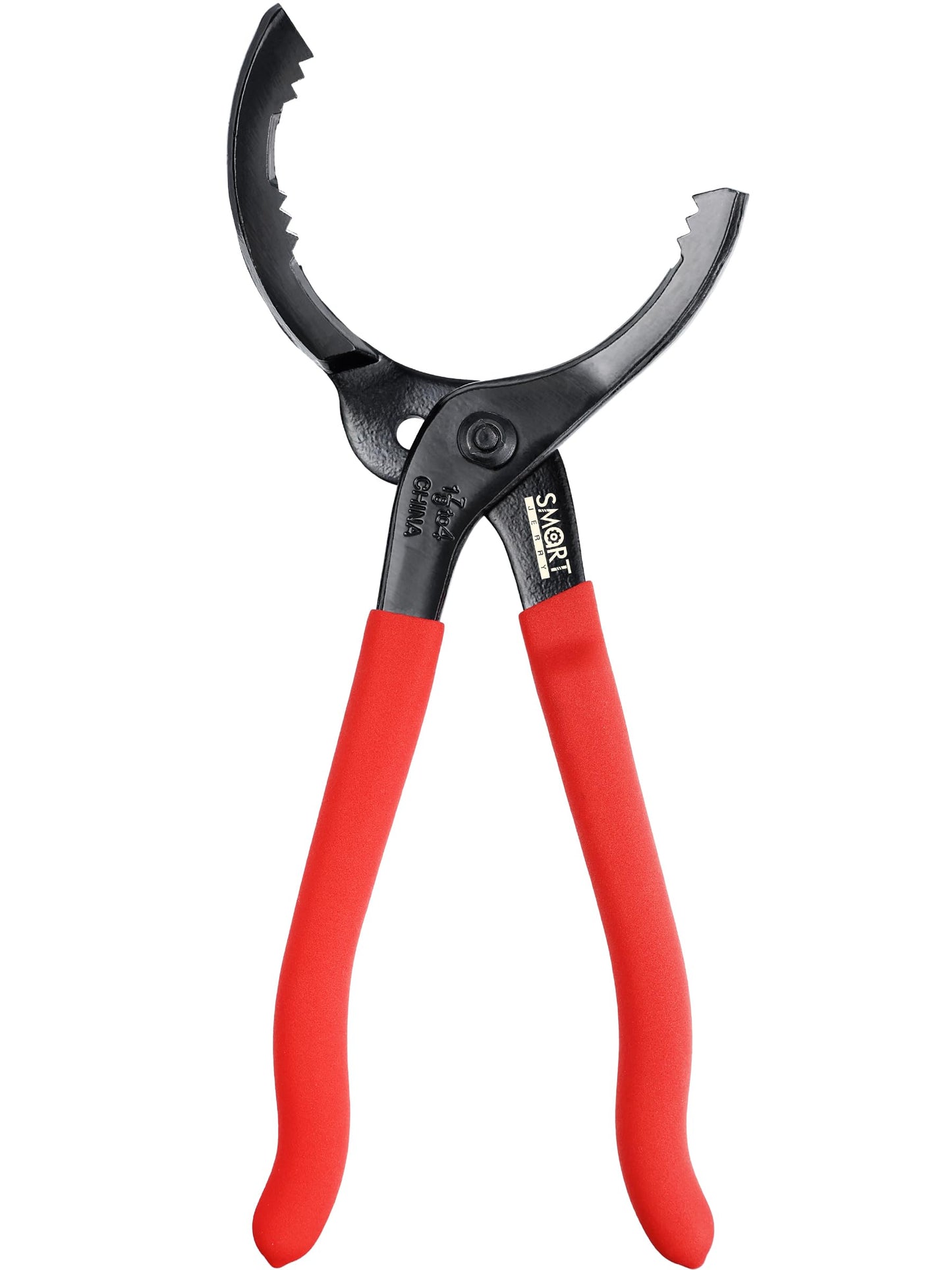 SMART JERRY - Adjustable Oil Filter Wrench | Motorcycle Oil Change Tool | 12 Oil Filter Pliers for Engine Filter, Conduit, PVC