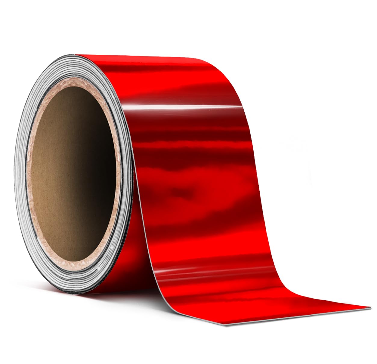 VViViD Holographic Red Chrome Pinstripe Vinyl Tape Roll (2    x 25ft)