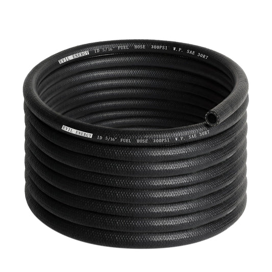 EVIL ENERGY 5/16 Fuel Hose Line Push Lock SAE 30R7 NBR 20FT 300PSI